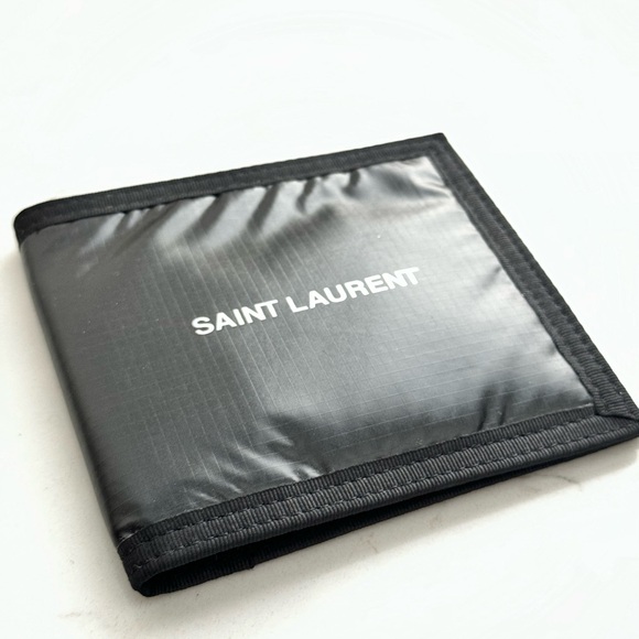 Saint Laurent Nylon Bi-Fold Wallet (NWOT) - Picture 1 of 7